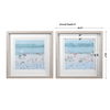 Sea Glass Sandbar Framed Prints, Set/2 thumbnail 2