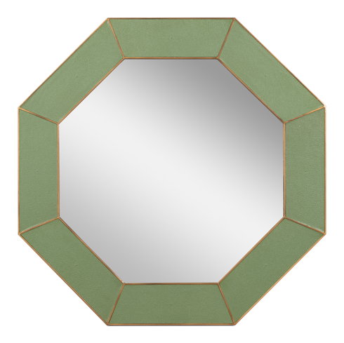 Eleanor Mirror Shagreen Watercress
