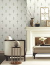 Fleur De Lis White & Green Wallpaper thumbnail 3