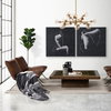 Rudyard Glass Globe and Gold Metal Chandelier, by Mercana, 50.5" length x 50.5" width x 16" height thumbnail 2