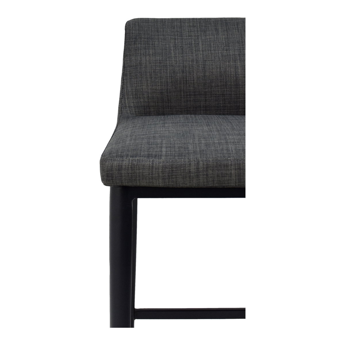 Baron Counter Stool Charcoal Grey, Counter & Bar Stool by Moe's Home, 17.5" width x 34" height x 20" depth View 5