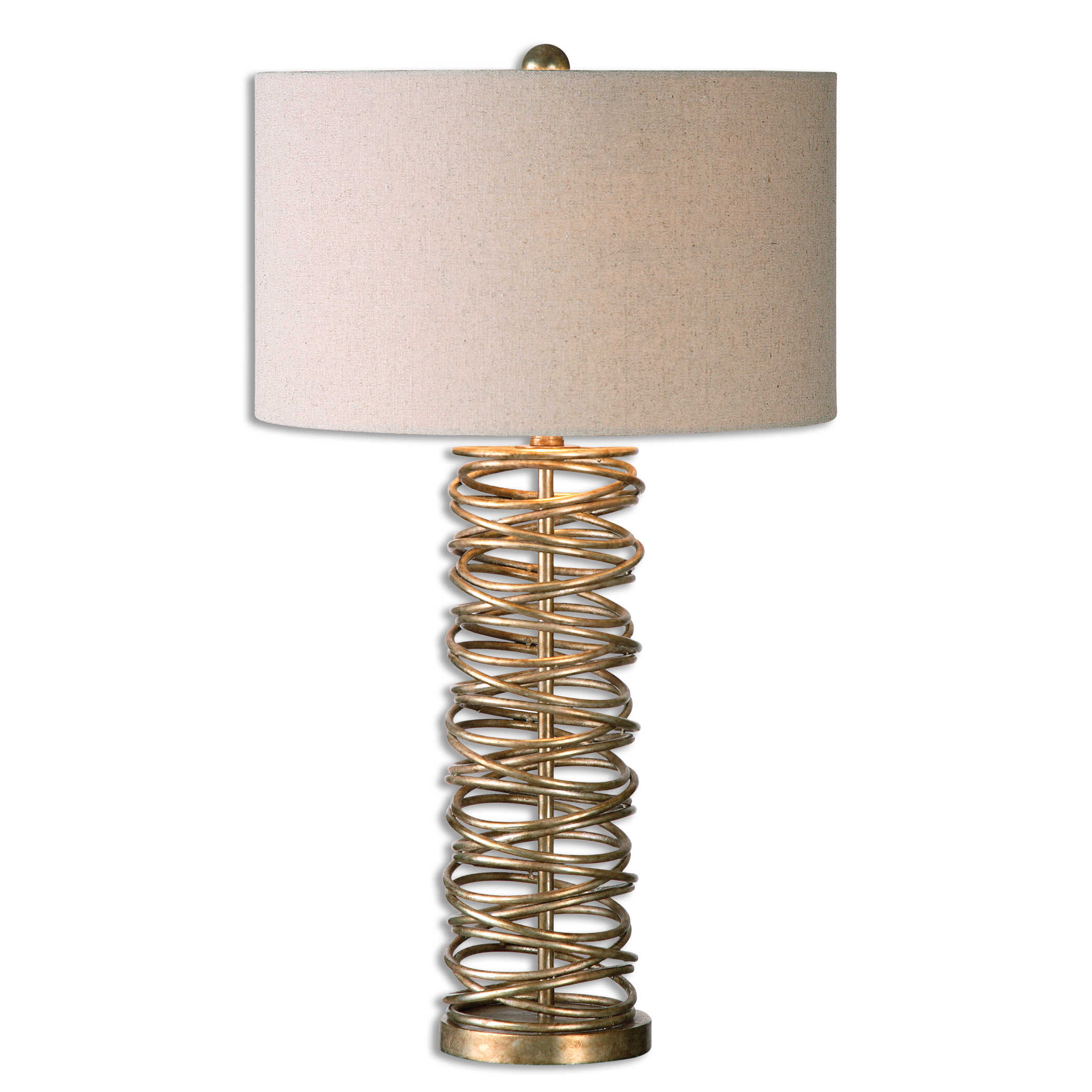 Amarey Metal Ring Table Lamp, by Uttermost, 17" width x 30" height x 17" depth View 1