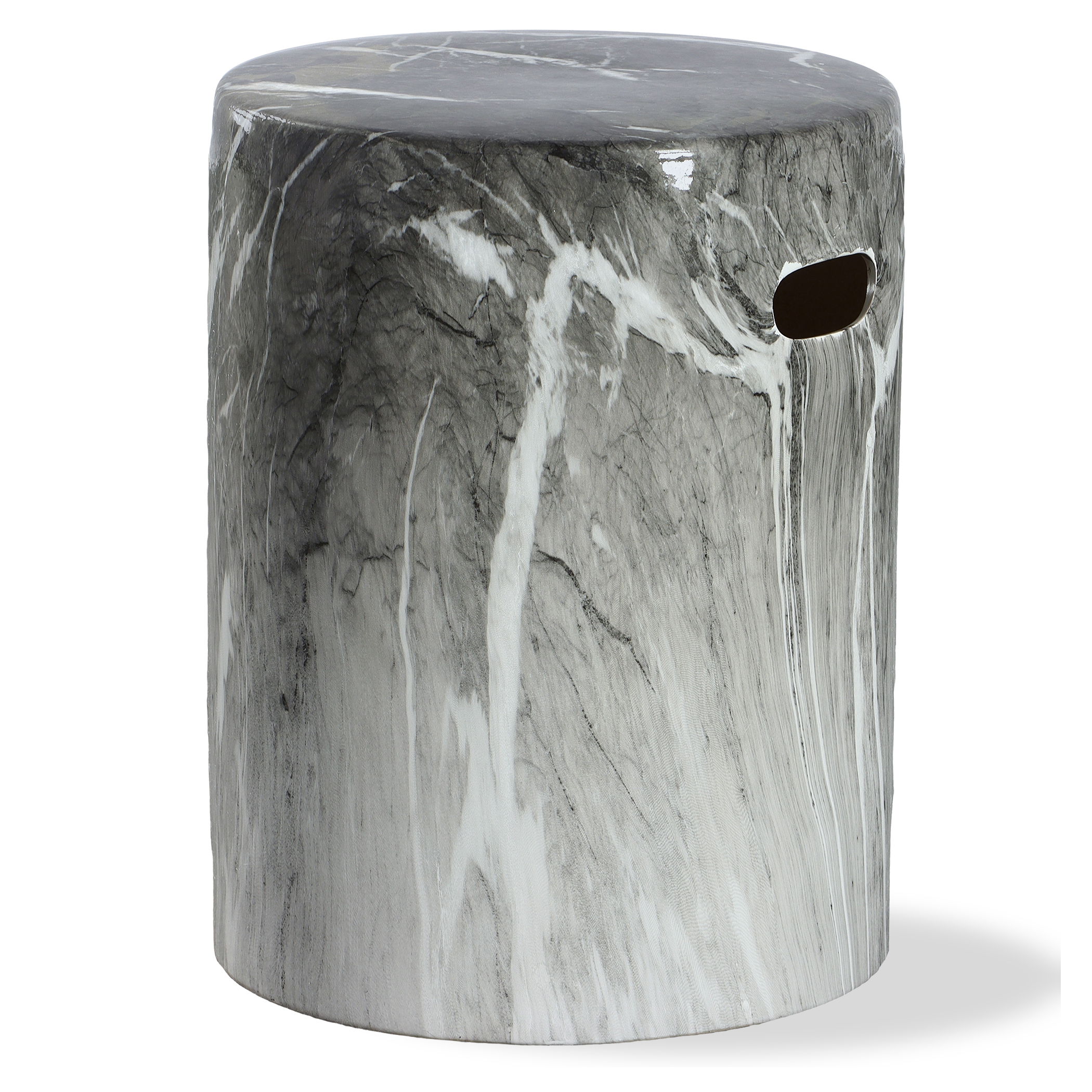 Marvel Marbled Garden Stool large image 