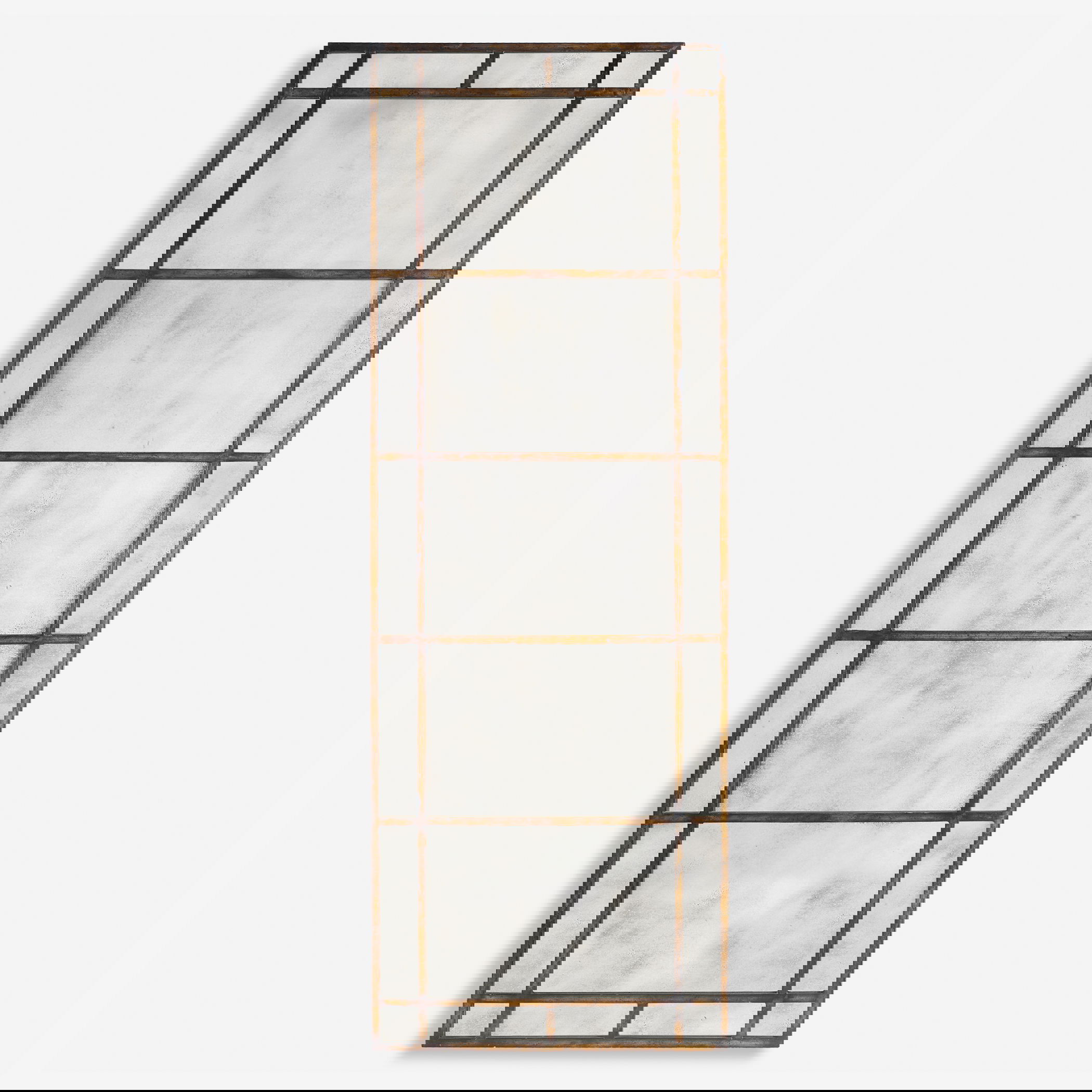 Avidan Antique Bronze Mirror, by Uttermost, 28.5" width x 79.37" height x 1.12" depth View 1