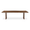 Lila Large Dining Table Brown, by Moe's Home, 98" width x 30" height x 40" depth thumbnail 1