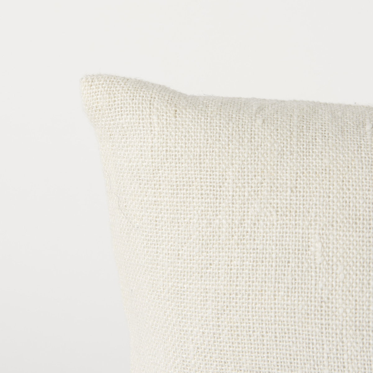 Sandra 18 x 18 Beige With Blue Stripes Decorative Pillow Cover, by Mercana, 18" length x 18" width x 0.2" height View 7
