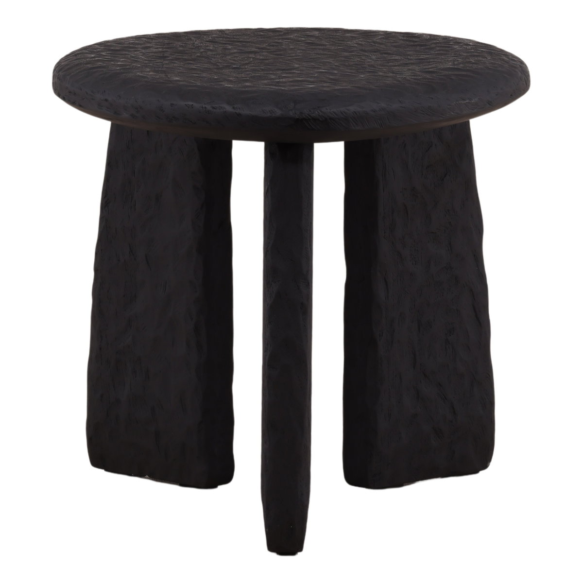 Beau Side Table Black, Side & End Table by Dovetail, 19.29" width x 18.42" height x 24.4" depth View 3