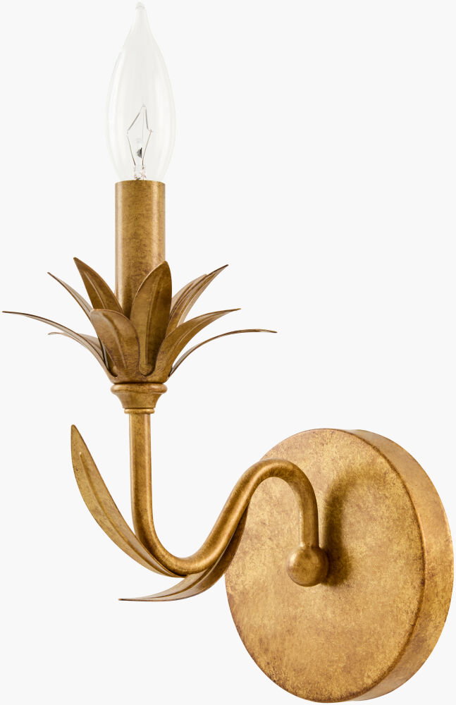 Lustre Wall Sconce, by Surya, 9" length x 5" width x 8" height
