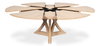 Casual Jupe Dining Table Bleached Oak M, by Sarreid, 4'7" length x 4'7" width x 2'6" height thumbnail 9