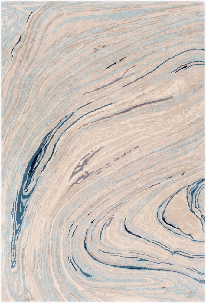 Kavita Handmade Rug, by Surya, 7'6" length x 5' width