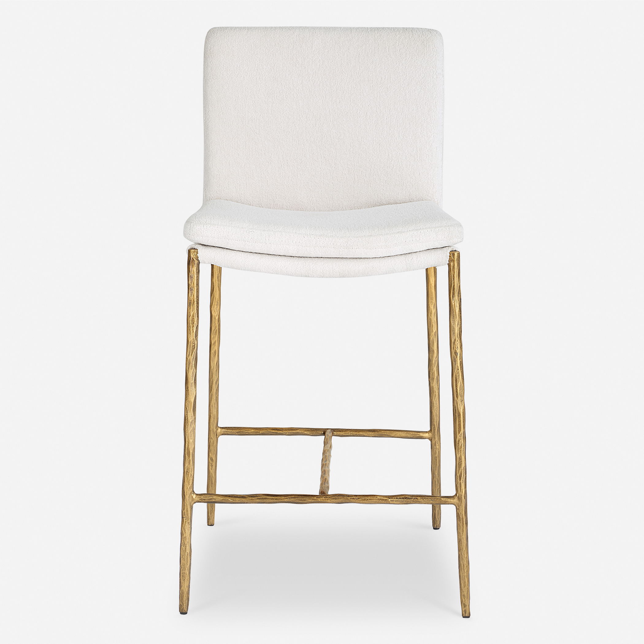 Ascend White Counter Stool large image 