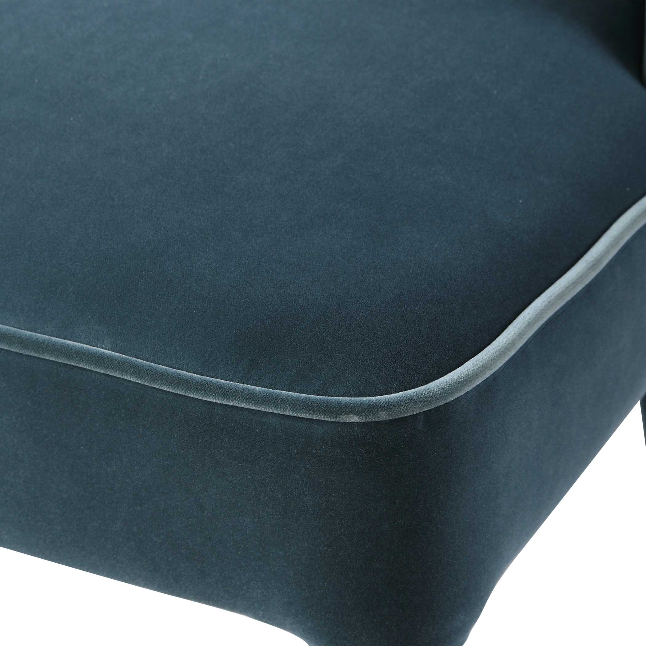 Brie Armless Chair Blue Set Of 2 large image 