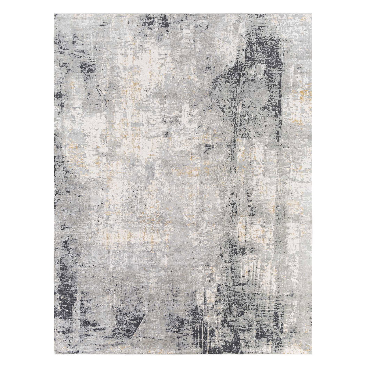 Paoli Gray Abstract 5 X 7.5 Rug, by Uttermost, 5'3" width x 7'3" height x 1" depth View 3