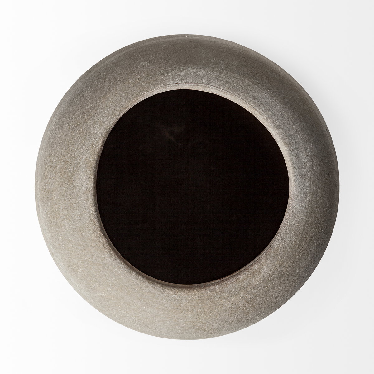 Cove Grey/Brown Ceramic Vase, by Mercana, 9.25" length x 9.25" width x 15.16" height View 6