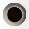 Cove Grey/Brown Ceramic Vase, by Mercana, 9.25" length x 9.25" width x 15.16" height thumbnail 6