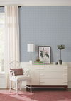 Lacey Circle Geo Navy Wallpaper thumbnail 1