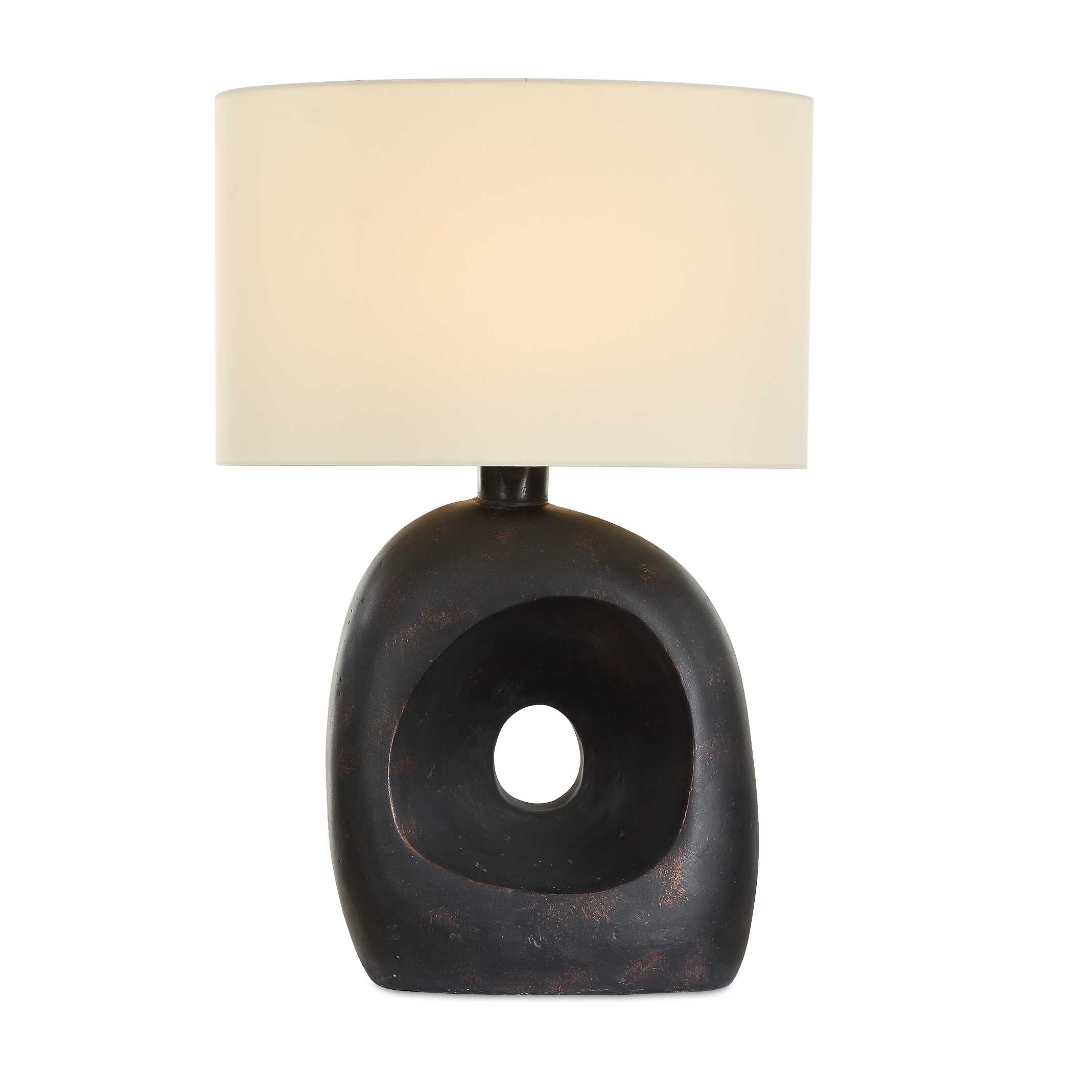 Peephole Outdoor Bronze Table Lamp large image 