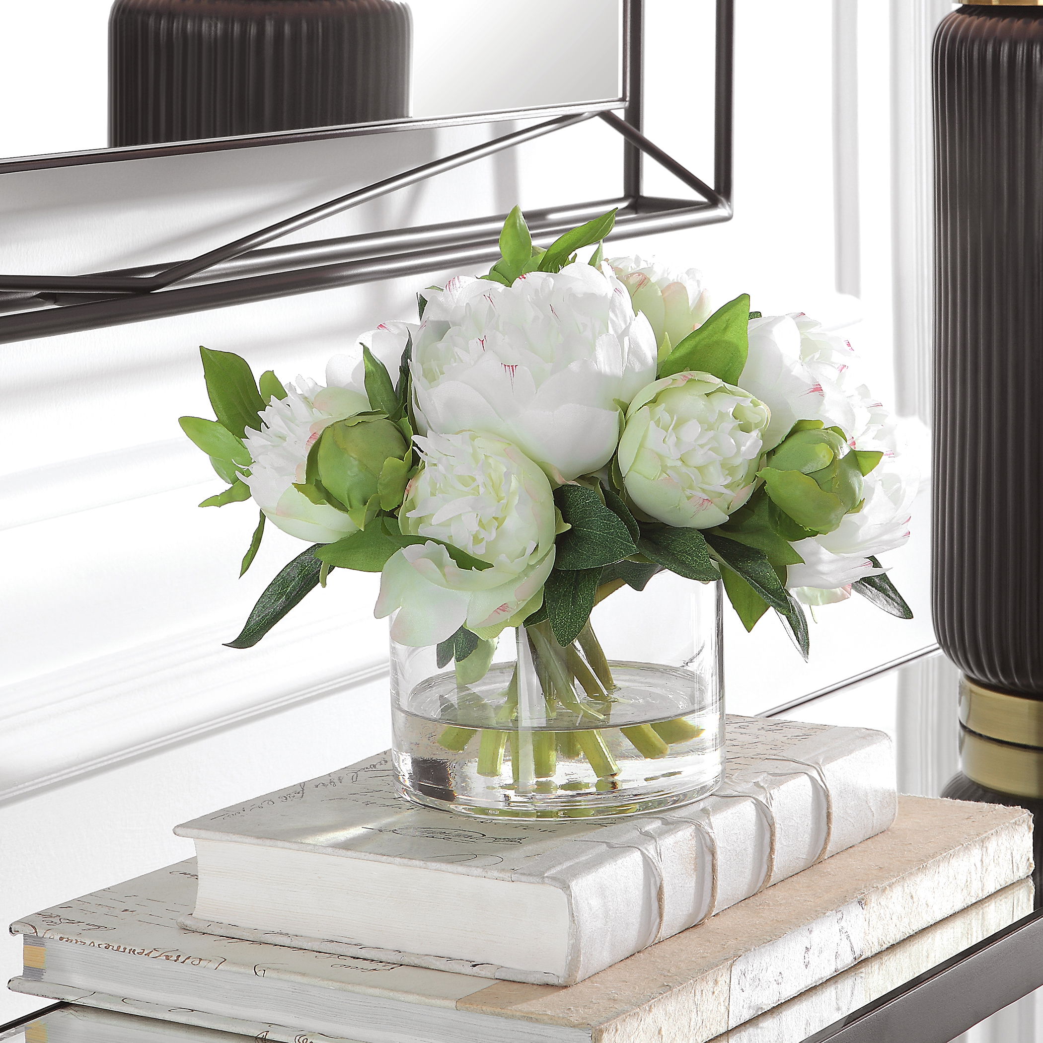 Garden Peony Bouquet, Decorative by Uttermost, 10.25" width x 7.75" height x 10.25" depth View 2