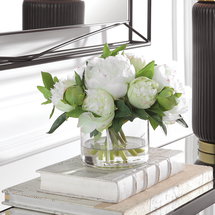 Online Designer Bathroom Garden Peony Bouquet