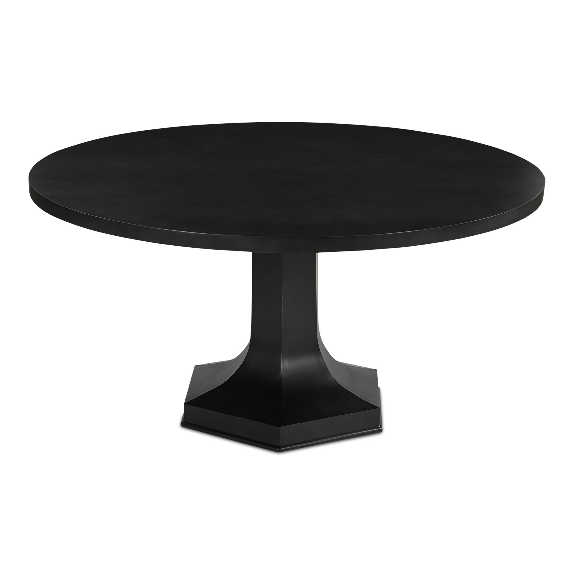 Ethan Dining Table Black, by Moe's Home, 60" width x 30" height x 60" depth View 2