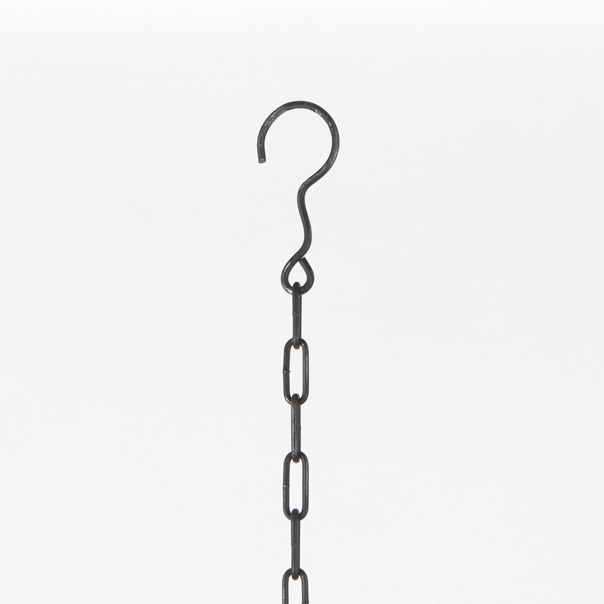 Jutland Set of Three Black Metal Bird Cage Candle Holder Lanterns, Lighting by Mercana, 8" length x 8" width x 43" height View 3