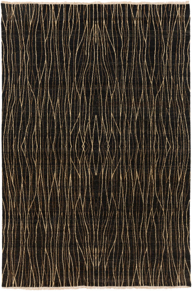 Scarlet Handmade Rug, by Surya, 9' length x 6' width