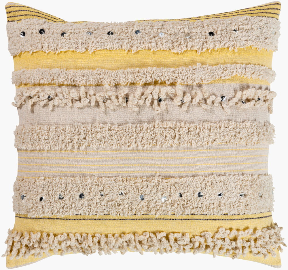 Temara Accent Pillow Down, Decorative Pillow by Surya, 20" length x 20" width
