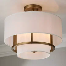 Online Designer Hallway/Entry Siobhan Semi-Flush Ceiling Light - Small