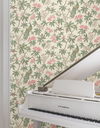 Peacock Estate Cream Wallpaper thumbnail 2