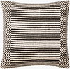 Global Stripe Accent Pillow, Decorative Pillow by Surya, 20" length x 20" width thumbnail