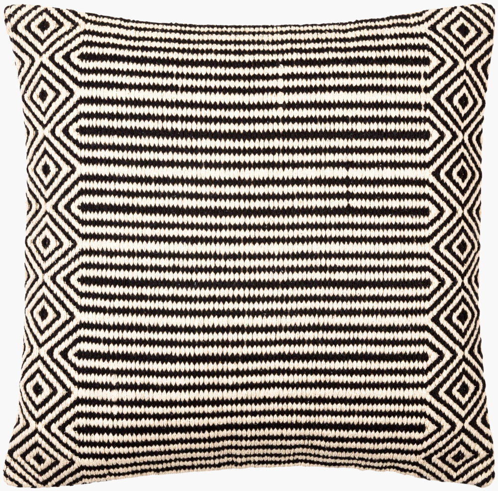 Global Stripe Accent Pillow, Decorative Pillow by Surya, 20" length x 20" width