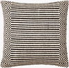 Global Stripe Accent Pillow, Decorative Pillow by Surya, 22" length x 22" width thumbnail