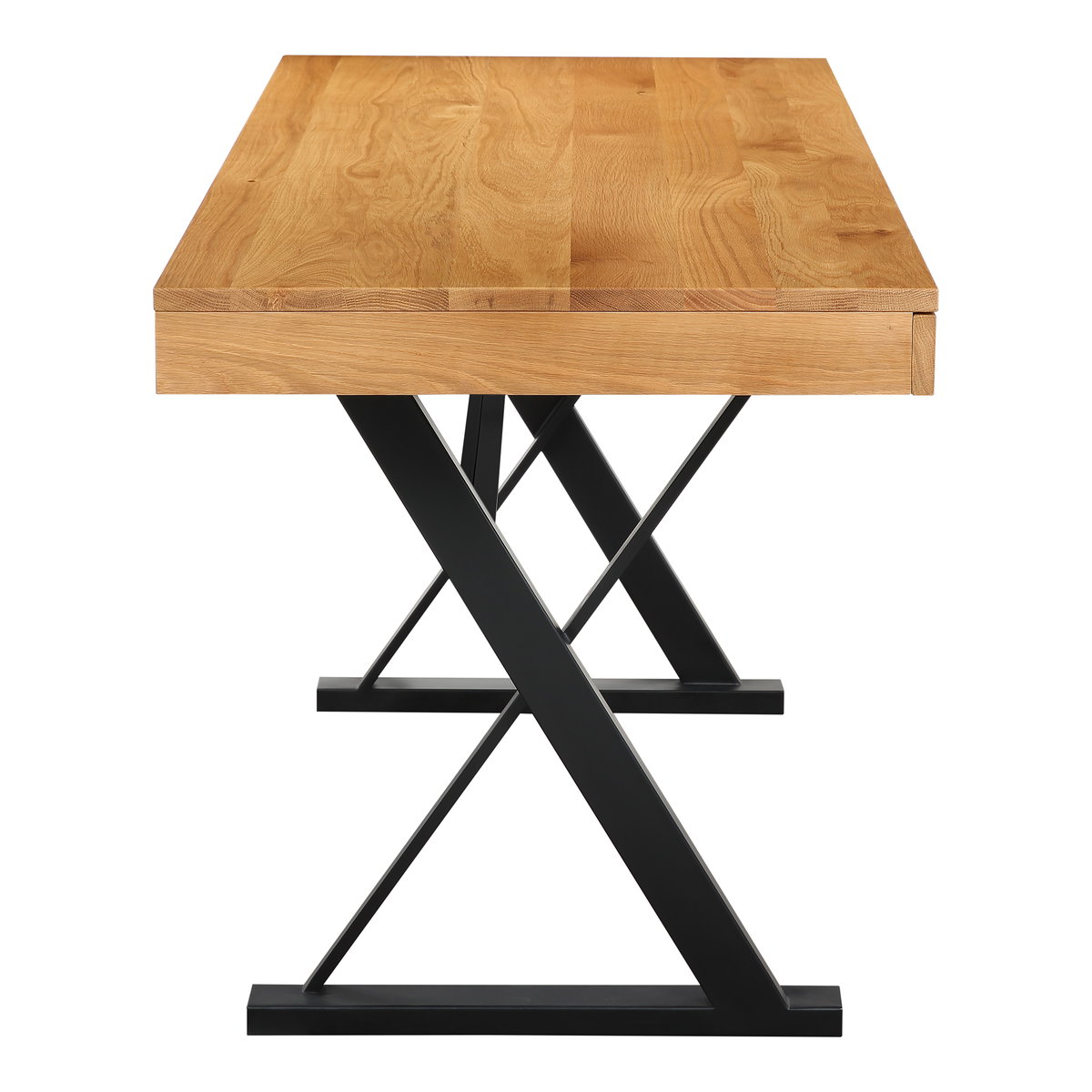 Profecto Desk Natural Oak, by Moe's Home, 63" width x 29.5" height x 26" depth View 3