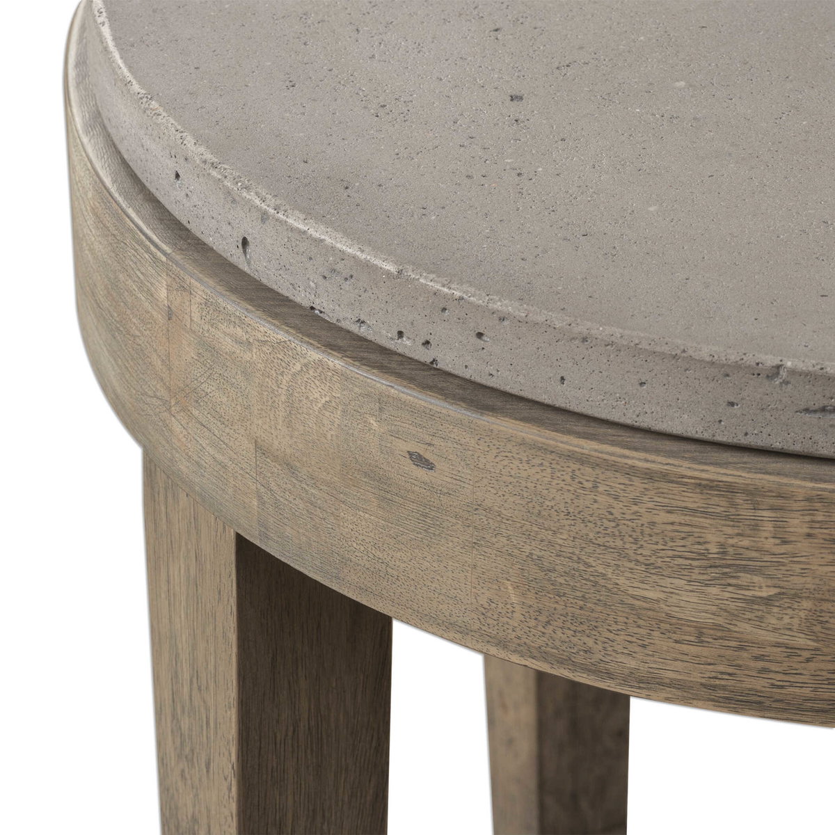 Deka Round Side Table, Furniture by Uttermost, 24" width x 28.5" height x 24" depth View 6