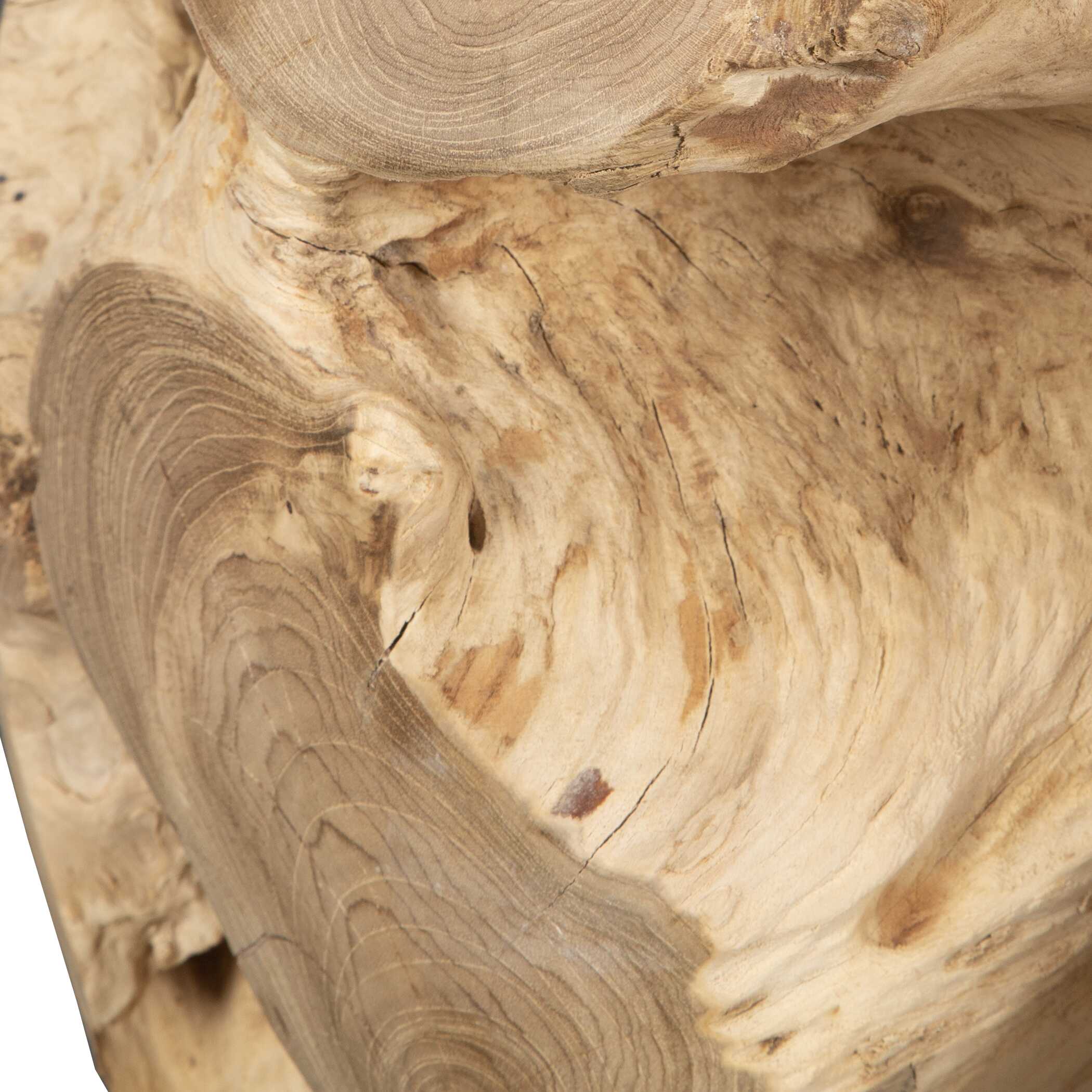 Sola Handcrafted Teak Side Table, Furniture by Uttermost, 24.5" width x 17.5" height x 24.5" depth View 9