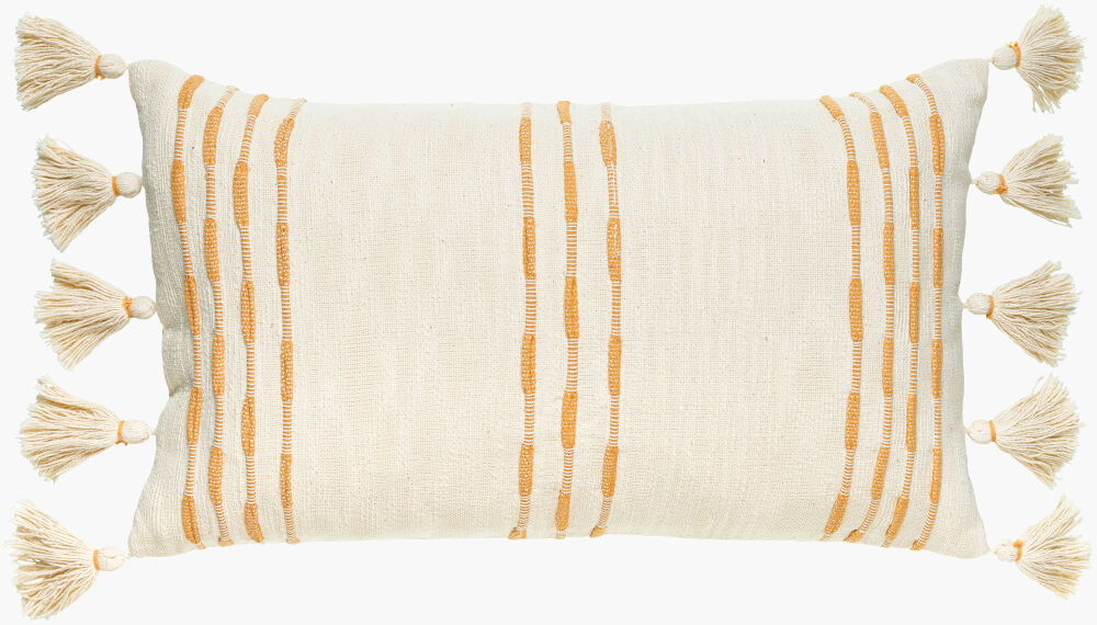 Uppsala Lumbar Pillow, Decorative Pillow by Surya, 14" length x 24" width