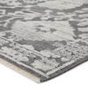Floral Hand-Knotted Wool Gray Area Rug thumbnail 3