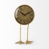 Chadwick Antiqued Brass Duck Leg Table Clock thumbnail 1