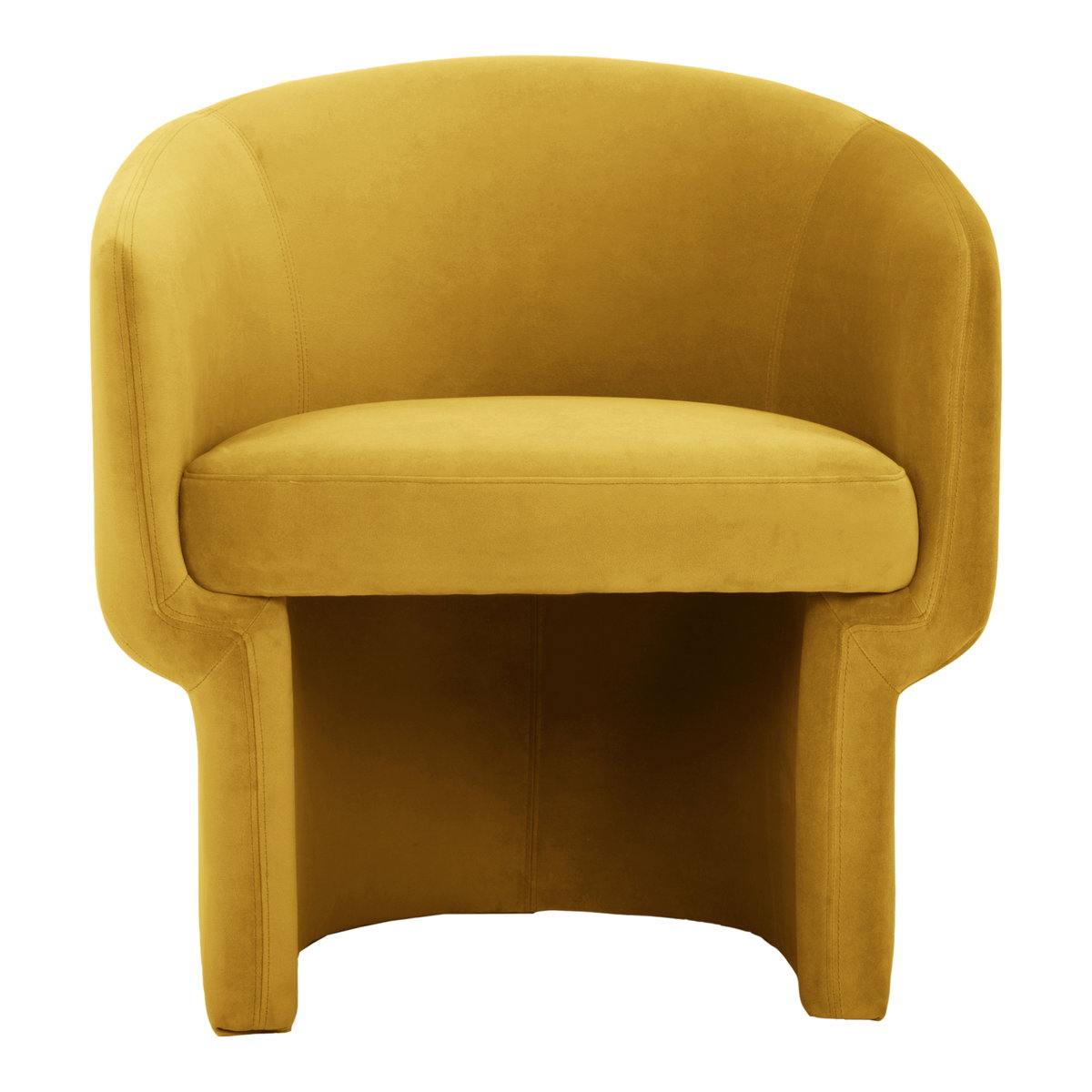 Franco Chair Mustard, Accent Chair by Moe's Home, 27.5" width x 27.5" height x 28" depth View 1