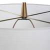 Mendell Moss Green Table Lamp, by Uttermost, 20" width x 39.5" height x 20" depth thumbnail 7