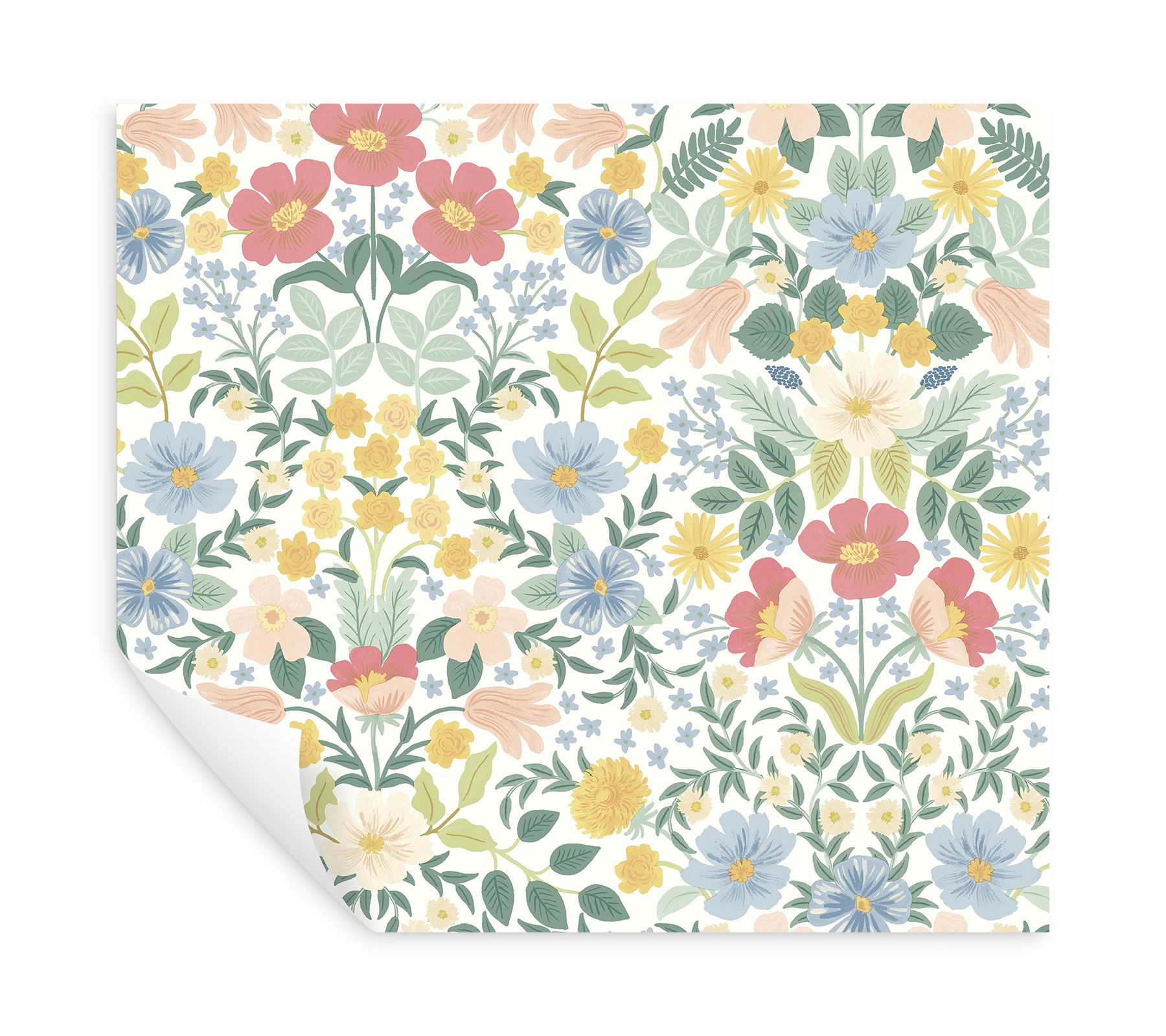 Bramble Garden Pastel Multi Peel & Stick Wallpaper large image 