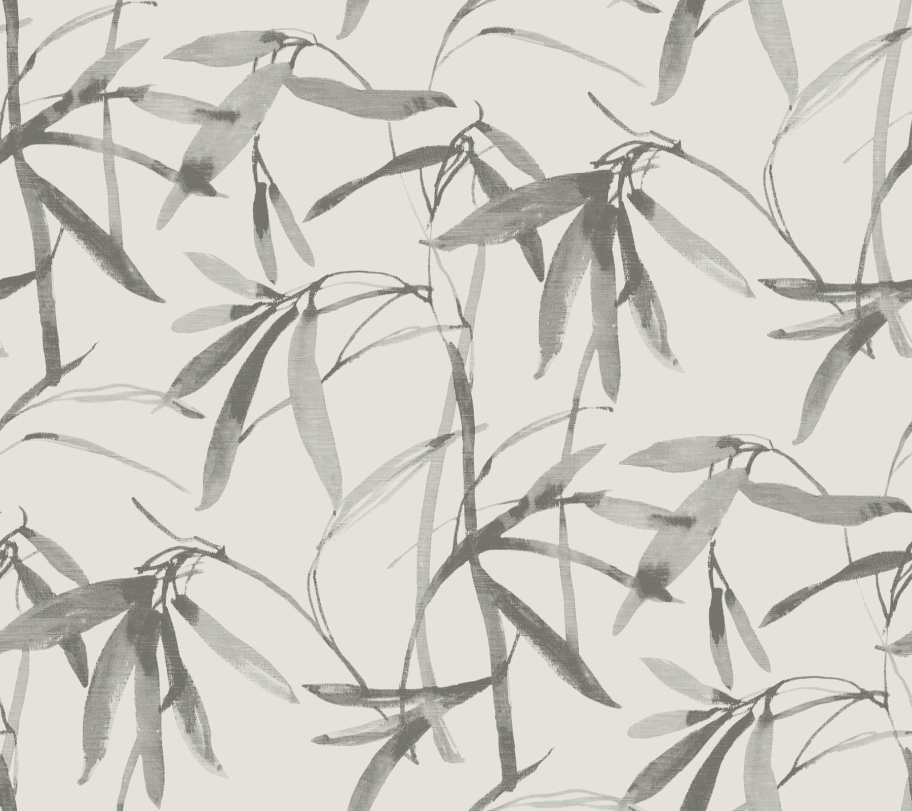 Bamboo Ink Cream & Grey Wallpaper large image 