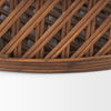 Thala Medium Brown Round Wicker Tray (Set of 2) thumbnail 6