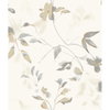 Linden Flower Tan Wallpaper, by York Wall, 33' length x 1'8.5" width x 0.02" depth thumbnail