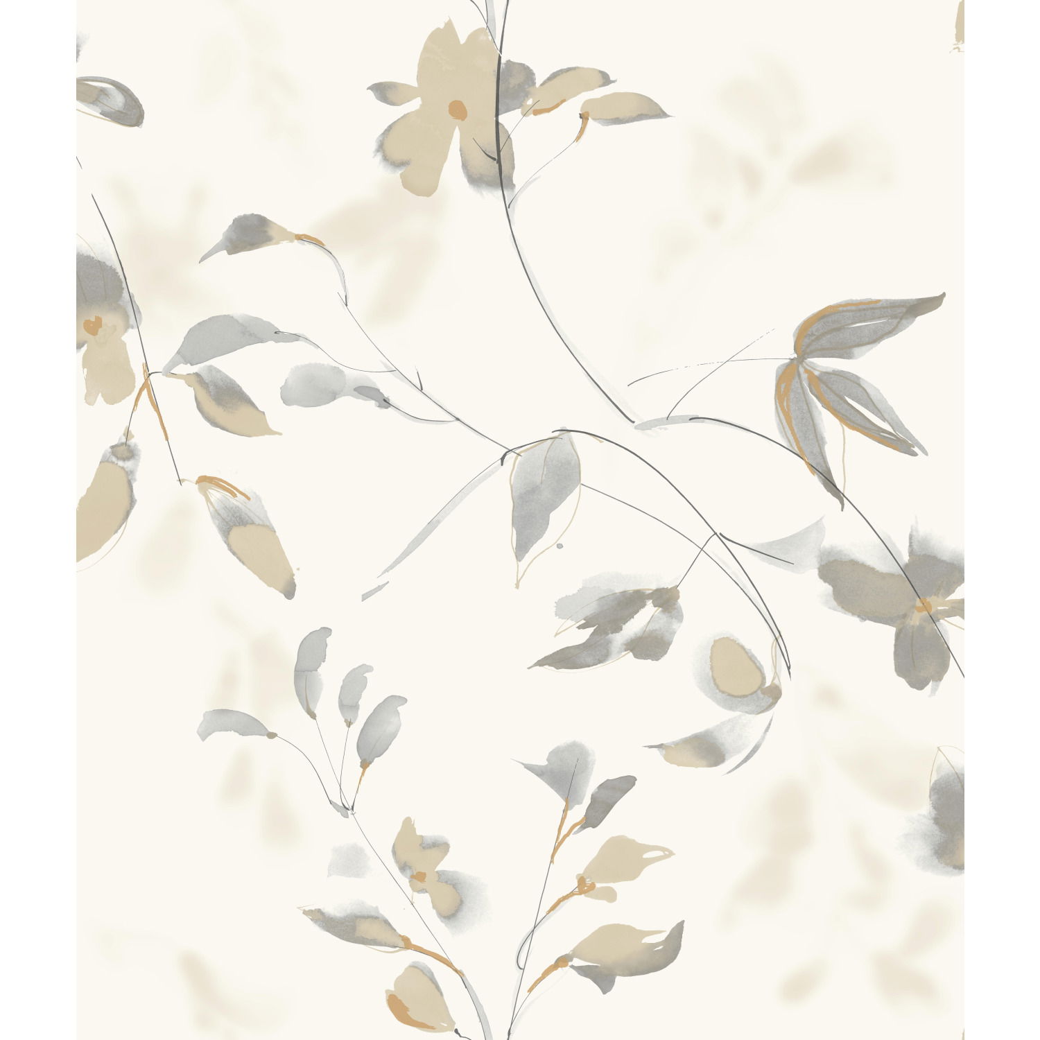 Linden Flower Tan Wallpaper large image 