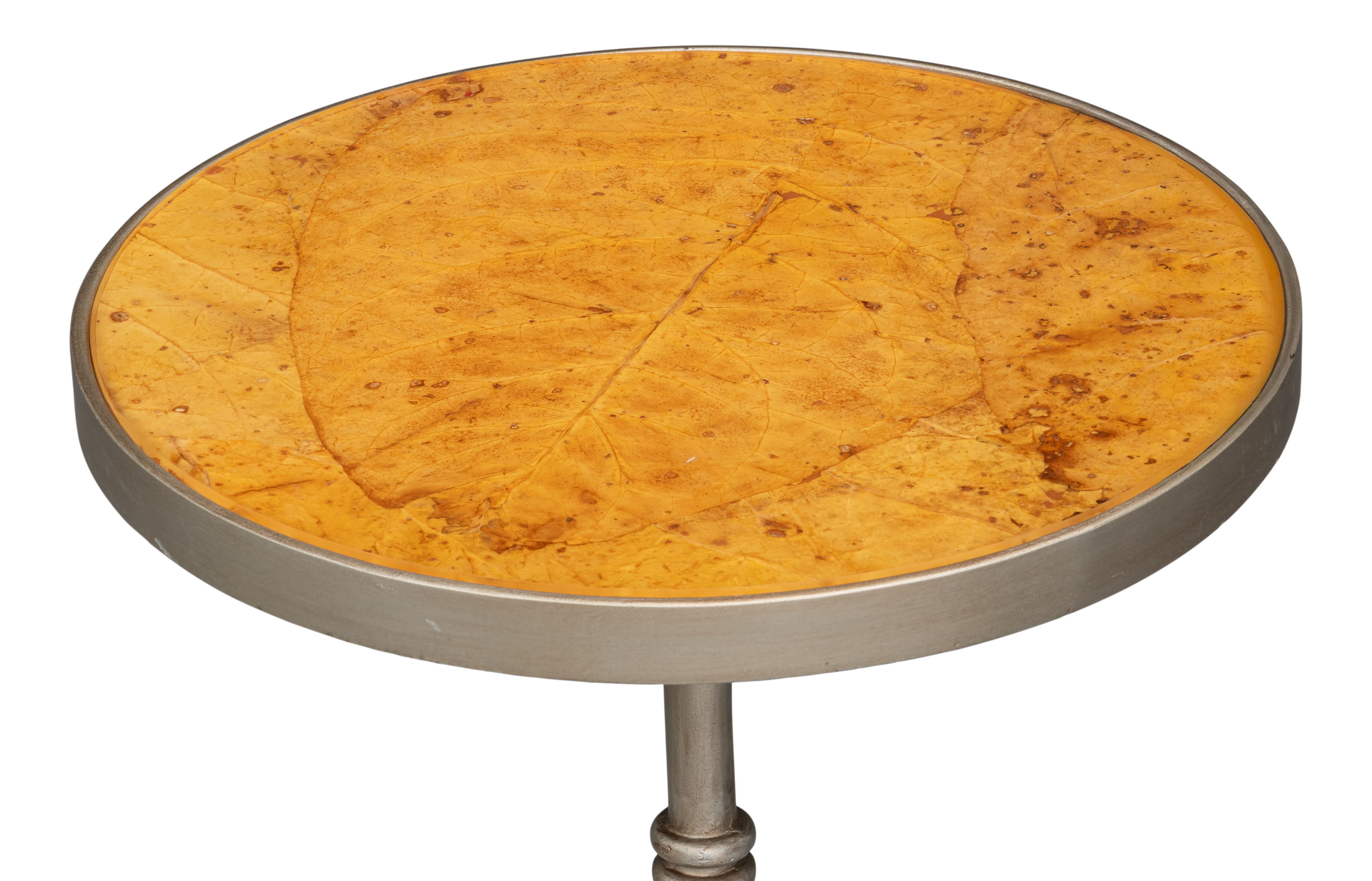 Carolina Leaf Table, Side & End Table by Sarreid, 14" length x 14" width x 24" height View 6