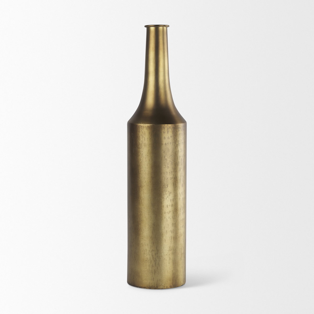 Aubrey  Large 24.0H Gold Iron Jug Vase, Decorative Jar by Mercana, 5.5" length x 5.5" width x 24" height View 4