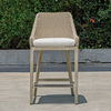 Paloma Outdoor Wicker Counter Stool, Furniture by Uttermost, 21.2" width x 38.9" height x 24.4" depth thumbnail 2