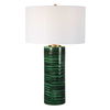 Galeno Emerald Green Table Lamp, by Uttermost, 17" width x 27.75" height x 17" depth thumbnail 1