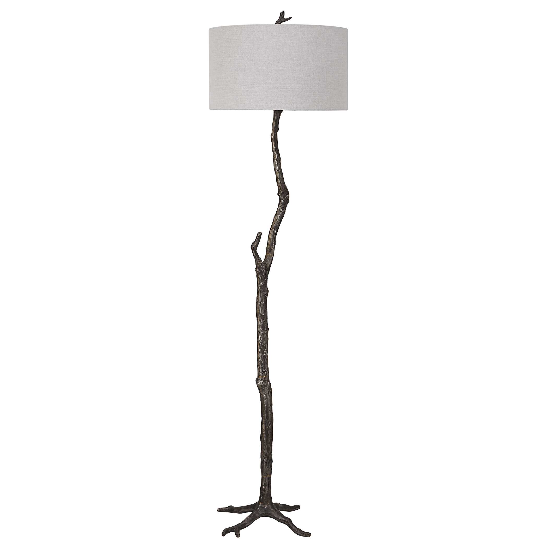 Spruce Rustic Floor Lamp, by Uttermost, 18" width x 68.5" height x 18" depth View 5